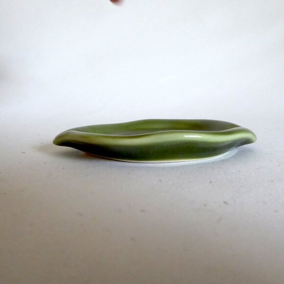 65/45 VINTAGE JAPANESE JAPAN PORCELAIN MINI CANTALOUPE FRUIT TEAPOT & LEAF (NEW) - Picture 13 of 13